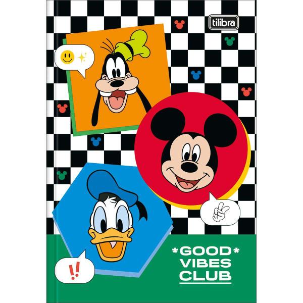 Imagem de Caderno brochura capa dura 1/4 Mickey 48 folhas Tilibra