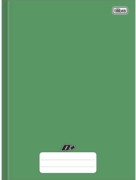 Imagem de Caderno Brochura Capa Dura 200x275mm 96 F Verde - Tilibra