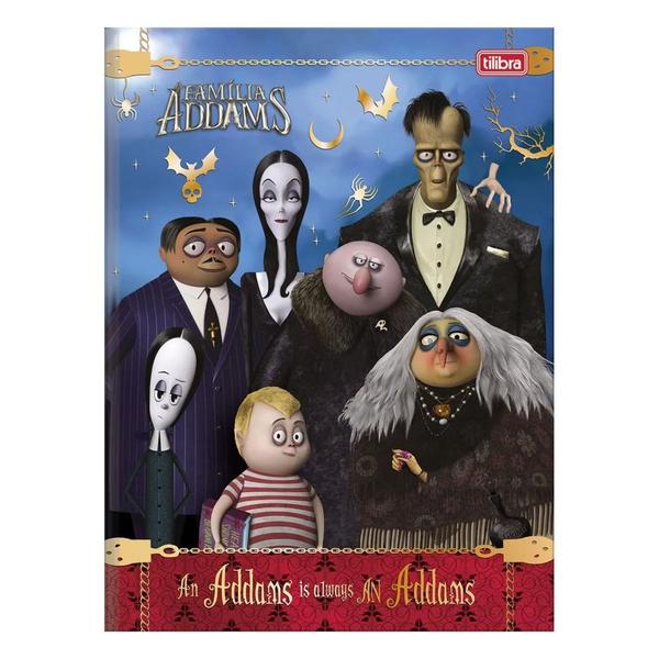 Imagem de Caderno Brochura Capa Dura A Família Addams Always - 80 Folhas - Tilibra