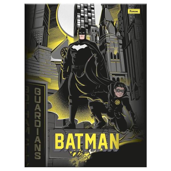 Imagem de Caderno Brochura Capa Dura Batman 80 Folhas Foroni