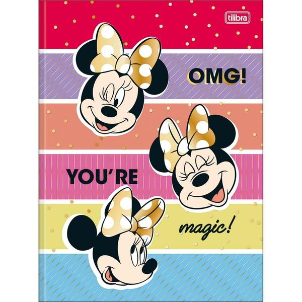 Imagem de Caderno Brochura Capa Dura Minnie OMG - 80 Folhas - Tilibra