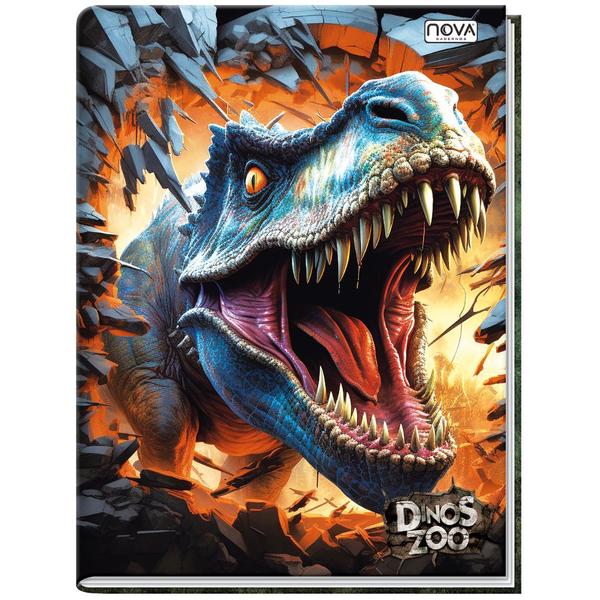 Imagem de Caderno Brochura Grande Dinozoo Nova Mix Capa Dura