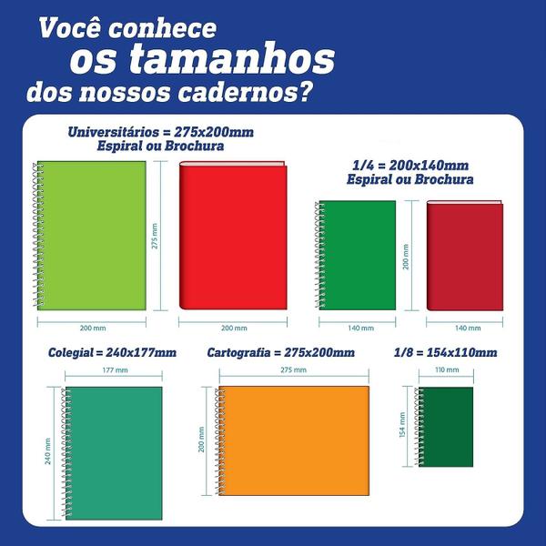 Imagem de Caderno Brochura Grande Universitário Lunix 40 Folhas - Tilibra