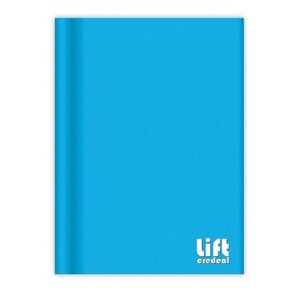 Imagem de Caderno Brochura Pequeno Capa Dura 14x20,2cm 96Fls Azul