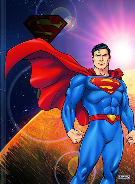 Imagem de Caderno Brochura Superman Grande Super-Homem Escolar