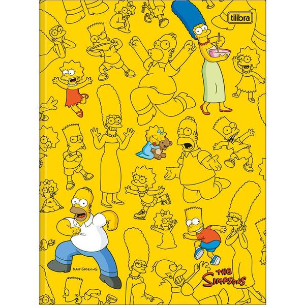 Imagem de Caderno Brochura Tilibra Simpsons Universitário 80 Fls 342297