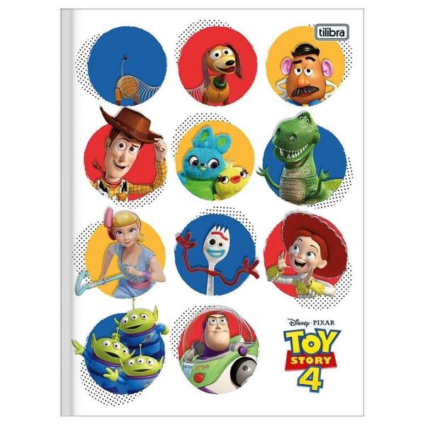 Imagem de Caderno Brochura Univ. 80Fls Toy Story Personagens - Tilibra