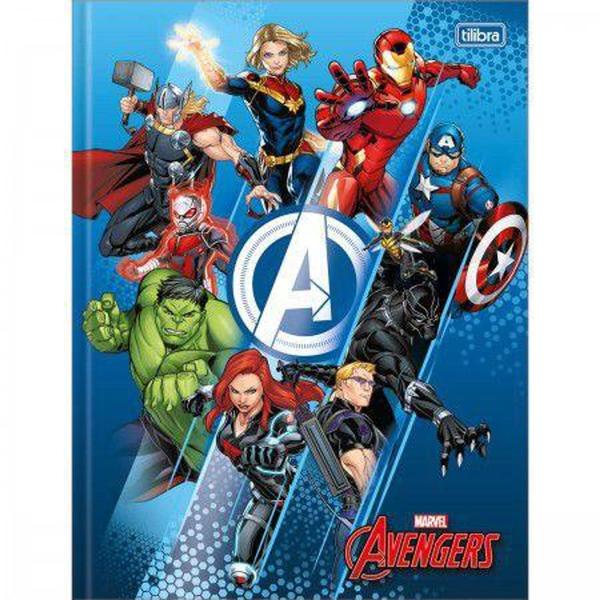 Imagem de Caderno Brochurao C/D 80 Folhas Avengers Tilibra