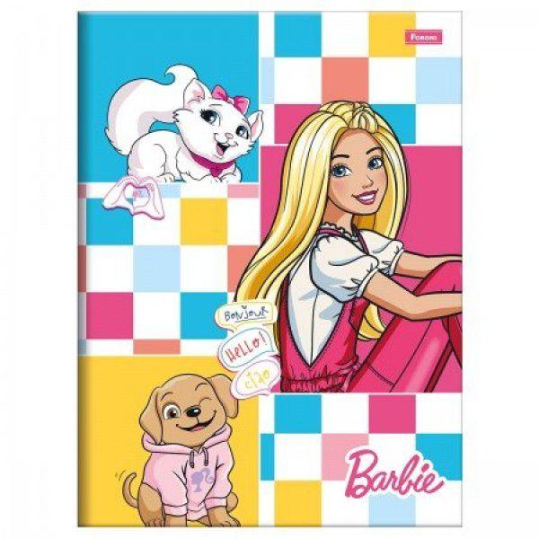 Imagem de Caderno Brochurão Capa Dura 80 Folhas Barbie - Foroni