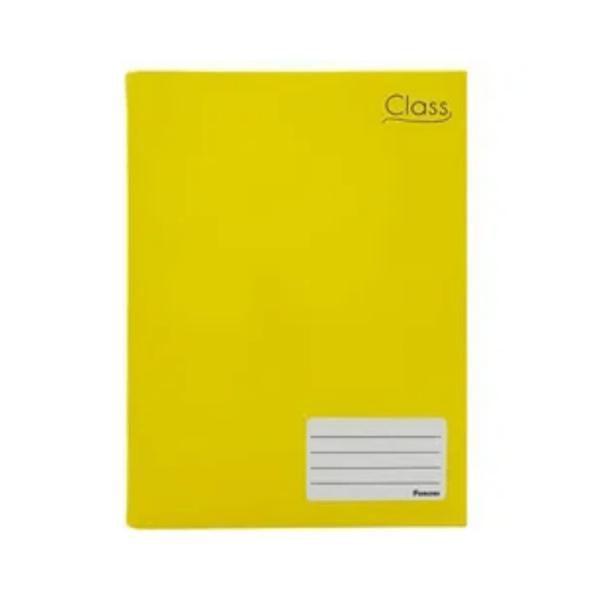 Imagem de Caderno Brochurão Capa Dura 96 FLS Class Amarelo PCT C/ 5 - Foroni