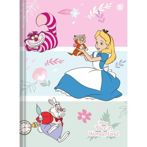 Imagem de Caderno Brochurao Capa Dura Alice IN Wonderland 48F