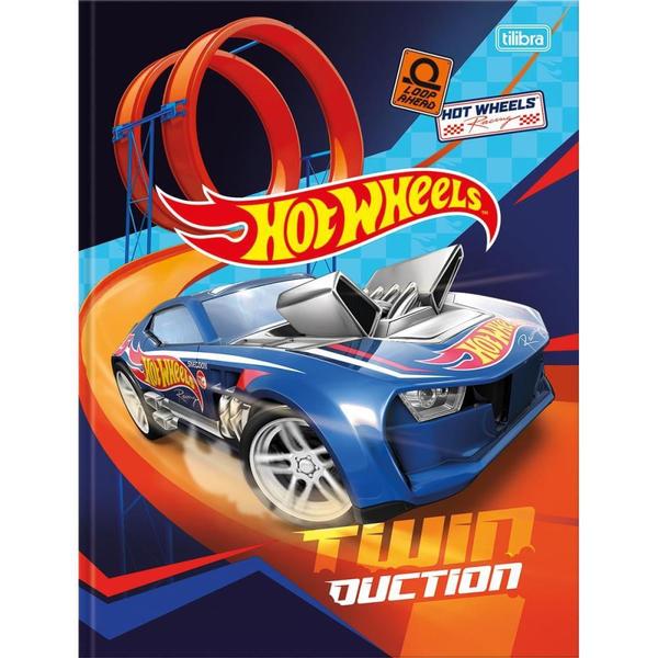 Imagem de Caderno Brochurao Capa Dura HOT Wheels 80FLS.