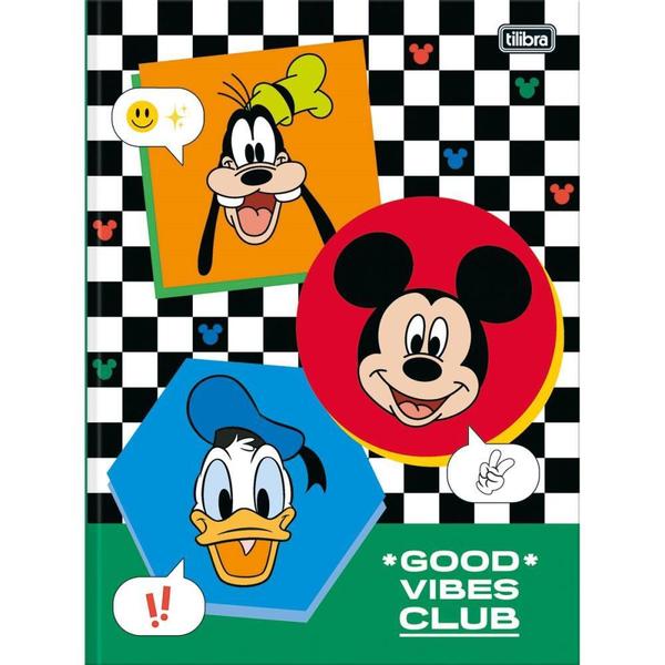 Imagem de Caderno Brochurão Capa Dura Mickey 80 Folhas - Pacote com 5