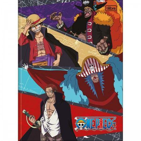 Imagem de Caderno Brochurão Capa Dura One Piece 80 Folhas - Tilibra