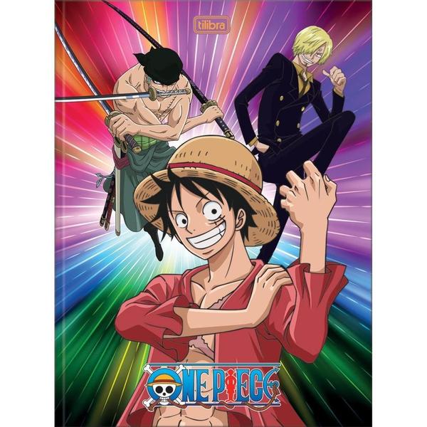 Imagem de Caderno Brochurao Capa Dura ONE Piece 80FLS.