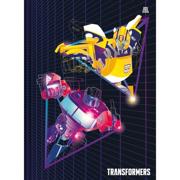 Imagem de Caderno Brochurão Capa Dura Transformers 48F PCT.C/10