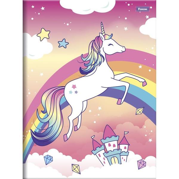 Imagem de Caderno Brochurao Capa Dura Unicornio 80FLS.