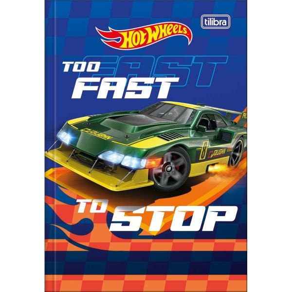 Imagem de Caderno Brochurão Hot Wheels 80 folhas