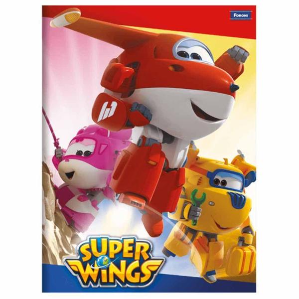 Imagem de Caderno Brochurão Super Wings 96 Folhas Foroni