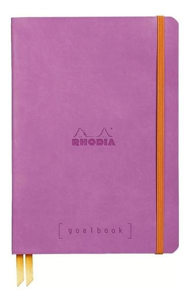 Imagem de Caderno Bullet Journal Goalbook Rhodia Couro Lilás