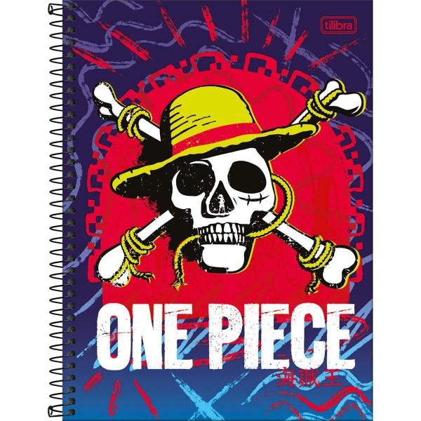 Imagem de Caderno C/D 1 Matéria One Piece Netflix Tilibra Sortido