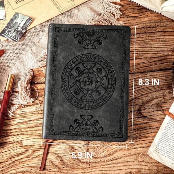 Imagem de Caderno CAGIE Leather Vintage Journal para homens 180 páginas