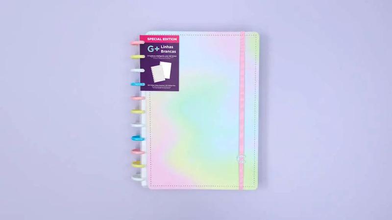 Imagem de Caderno Candy Splash  G+ Linhas Brancas CIGDP4010 Caderno Inteligente