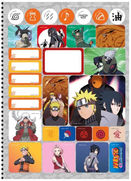 Imagem de Caderno Capa Dura Naruto Minato Shippuden 1 Matéria Espiral