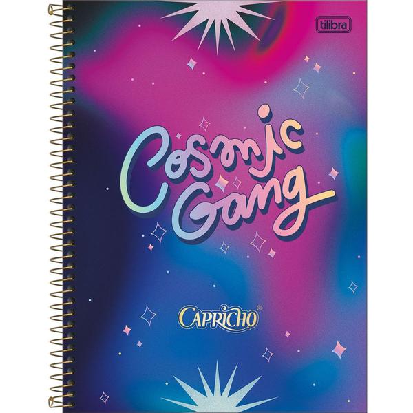 Imagem de Caderno Capricho Cosmic Gang - 10 Matérias - Tilibra