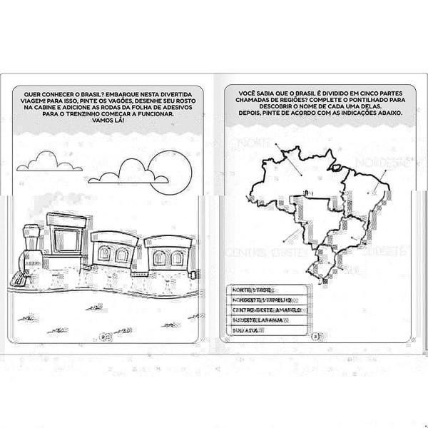 Imagem de Caderno Cartilha Geografia Brasil 16 Folhas Tilibra 355062