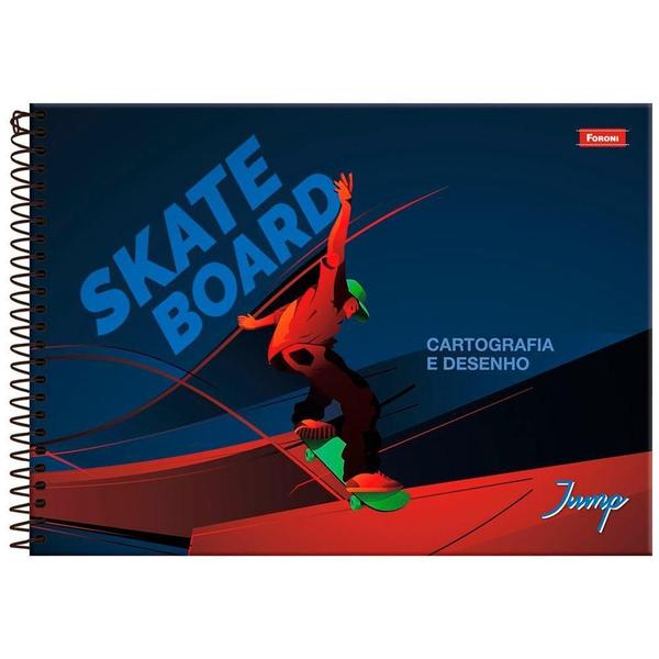 Imagem de Caderno Cartografia E Desenho Esp 96Fls Jump Skate Foroni