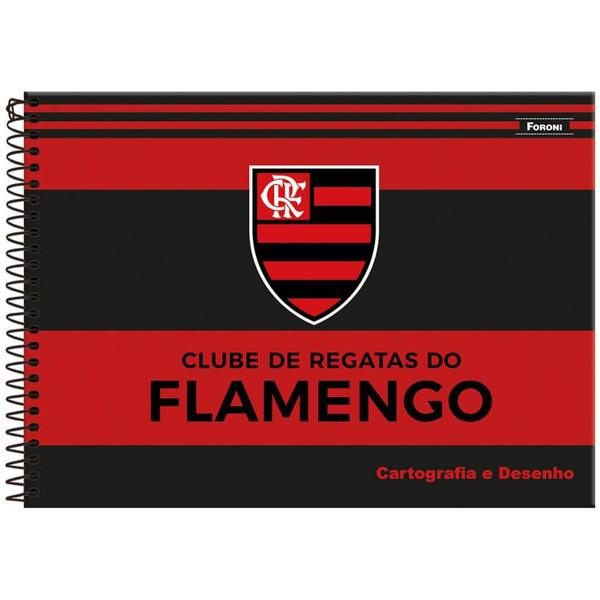 Imagem de Caderno Cartografia e Desenho Flamengo Mengão 96 Folhas Foroni