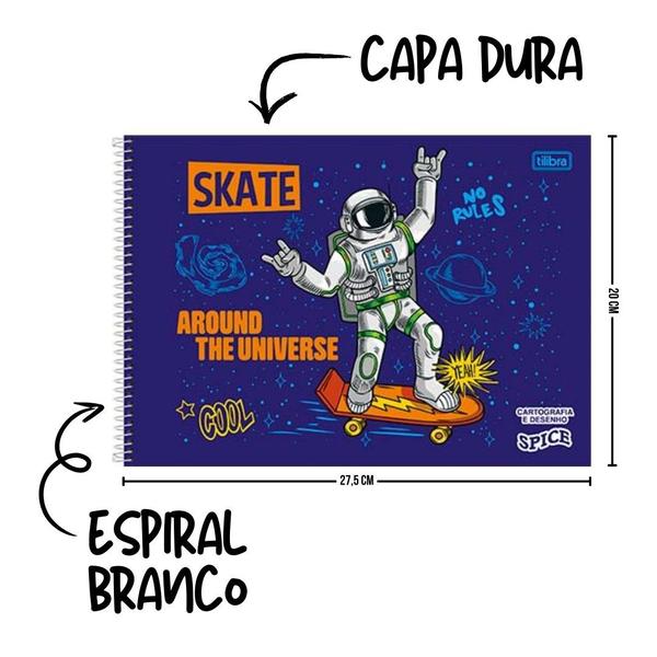 Imagem de Caderno Cartografia e Desenho Spice 80 folhas