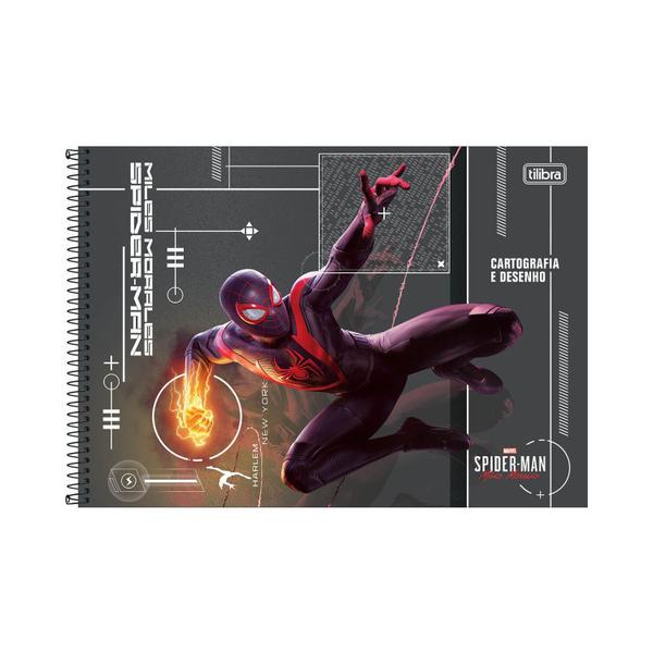 Imagem de Caderno Cartografia Spider Man Game 80 Folhas Tilibra