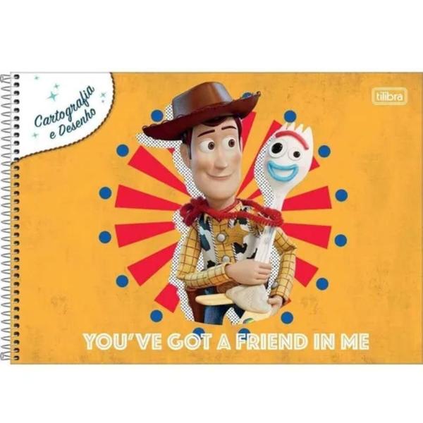 Imagem de Caderno Cartografia Toy Story 80 Folhas - Tilibra