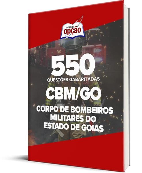 Imagem de Caderno CBM-GO - 550 Questões Gabaritadas