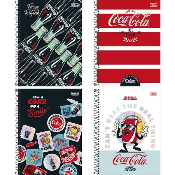 Imagem de Caderno cd univ coca-cola 1m 80f