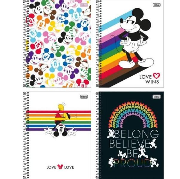 Imagem de Caderno cd univ mickey rainbow 1m 335347