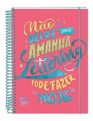 Imagem de Caderno colegial 10 materias 160 folhas lettering dac