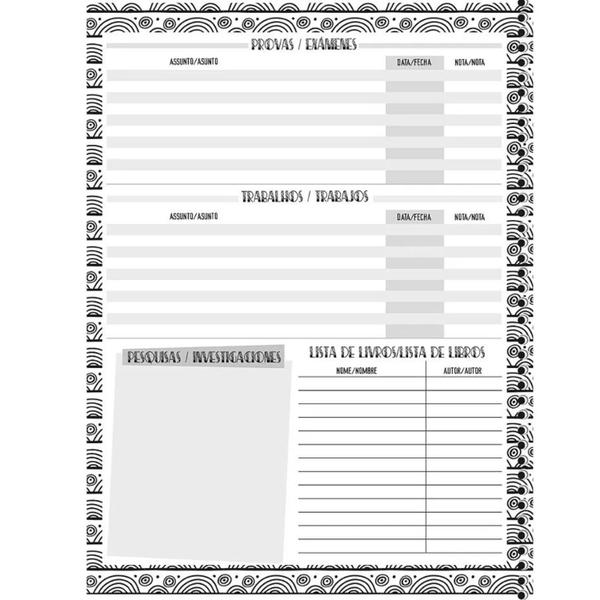 Imagem de Caderno Colegial Espiral Capa Dura 1 Matéria - 80 Folhas - Zuri - São Domingos