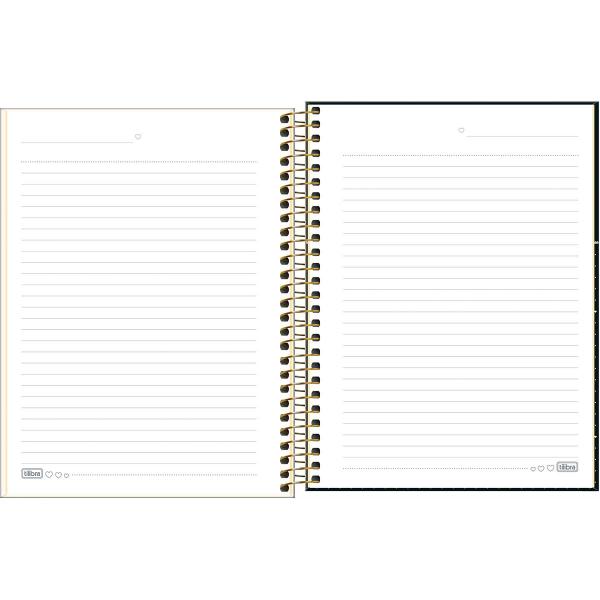 Imagem de Caderno Colegial Espiral West Village Metalizado 10 Matérias 160 Folhas Capa Dura 177x240mm Tilibra