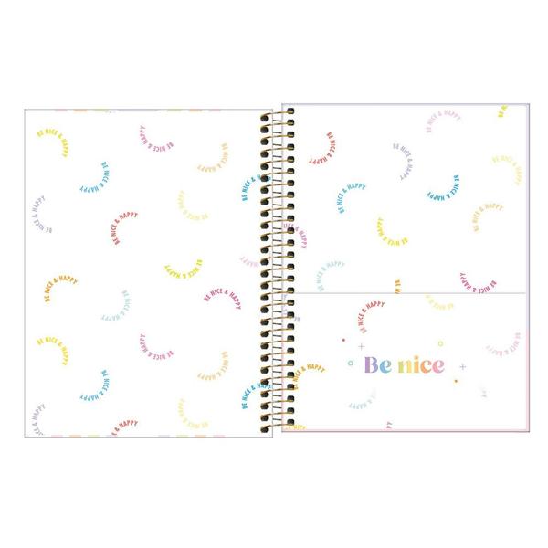 Imagem de Caderno Colegial Tilibra Espiral 80Fls Happy Color