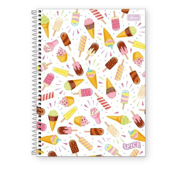 Imagem de Caderno college espiral 10 materias spice feminino - tilibra