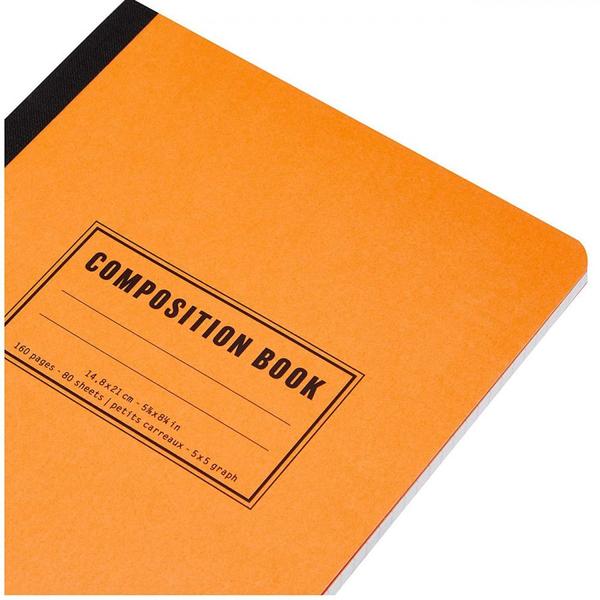 Imagem de Caderno Composition Book Rhodia A5 80g Capa Laranja