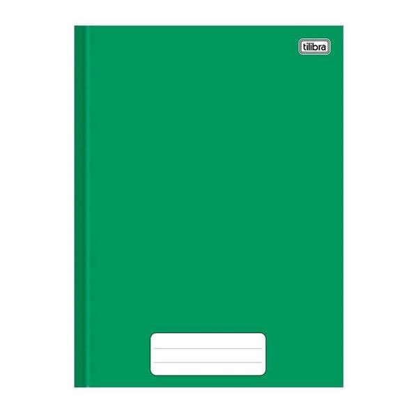 Imagem de Caderno Costurado Tilibra 1/4 Capa Dura Pepper Verde 80 Folhas - Embalagem com 5 Unidades