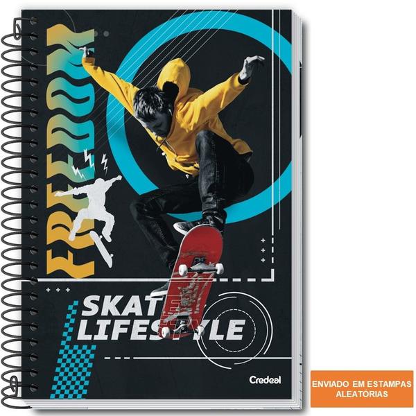 Imagem de Caderno Credeal 1/4 Cd esp Perf Masc Linhas 80fl