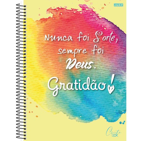 Imagem de Caderno Cristo Gratidão - 160 Folhas - São Domingos