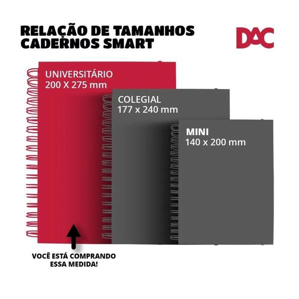 Imagem de Caderno DAC Smart Universitário-Princesas Teen folhas Reposicionáveis 