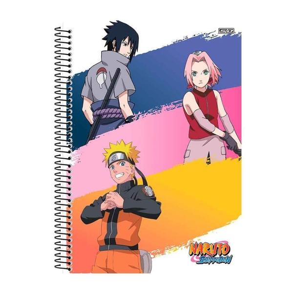 Imagem de Caderno De 01 Materia Naruto 80 Fls Cd