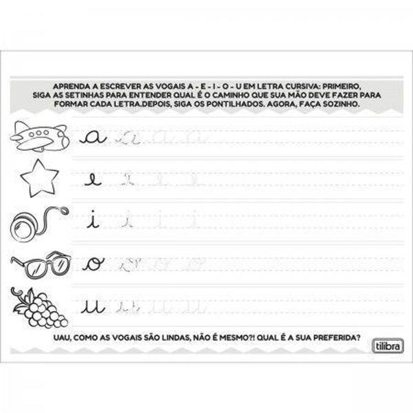 Imagem de Caderno de Alfabetizacão Letra Cursiva 32 Fls - Tilibra